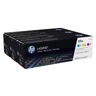 HP 131A U0SL1AM originální tonerová kazeta, barva azurová, purpurová, žlutá, výtěžnost cartridge 5400 stran