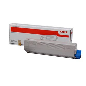 Oki C853 45862840 originální tonerová kazeta, barva černá, výtěžnost cartridge 7000 stran
