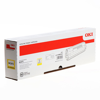 Oki C873 45862814 originální tonerová kazeta, barva žlutá, výtěžnost cartridge 10000 stran