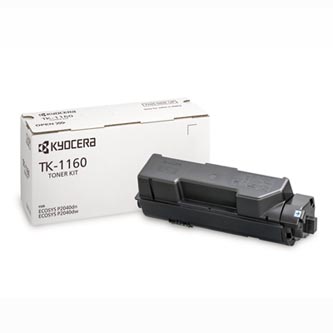 Kyocera TK-1160 1T02RY0NL0 originální tonerová kazeta, barva černá, výtěžnost cartridge 7200 stran