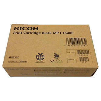 Ricoh 888547 originální inkoustová kazeta, barva černá, výtěžnost cartridge 9000 stran