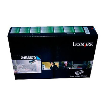 Lexmark 24B5579 originální tonerová kazeta, barva azurová, výtěžnost cartridge 10000 stran