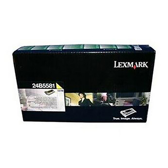 Lexmark 24B5581 originální tonerová kazeta, barva žlutá, výtěžnost cartridge 10000 stran