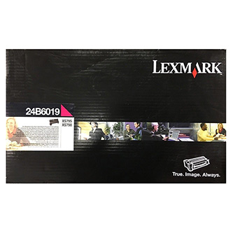 Lexmark 24B6019 originální tonerová kazeta, barva purpurová, výtěžnost cartridge 18000 stran