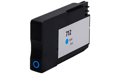 HP 712 3ED67A kompatibilní inkoustová kazeta, barva azurová, výtěžnost cartridge 800 stran