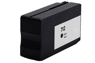 HP 712 3ED71A kompatibilní inkoustová kazeta, barva černá, výtěžnost cartridge 1000 stran
