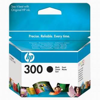 HP 300 CC640EE originální inkoustová kazeta, barva černá, výtěžnost cartridge 200 stran