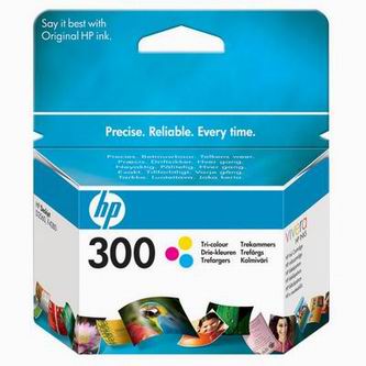 HP 300 CC643EE originální inkoustová kazeta, barva tříbarevná, výtěžnost cartridge 165 stran
