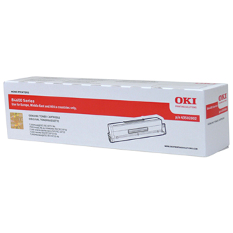 Oki B4600 43502002 originální tonerová kazeta, barva černá, výtěžnost cartridge 7000 stran