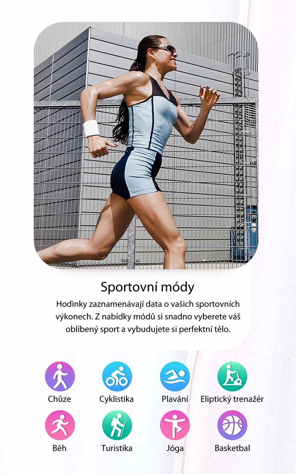 Chytré hodinky v češtině, PW-105, Bluetooth 5.0, elegantní dámské smart watch s krokoměrem, oxymetrem, měřením tepu, tlaku, stříbrné